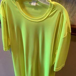 Bright lime green/neon yellow lightweight jersey
